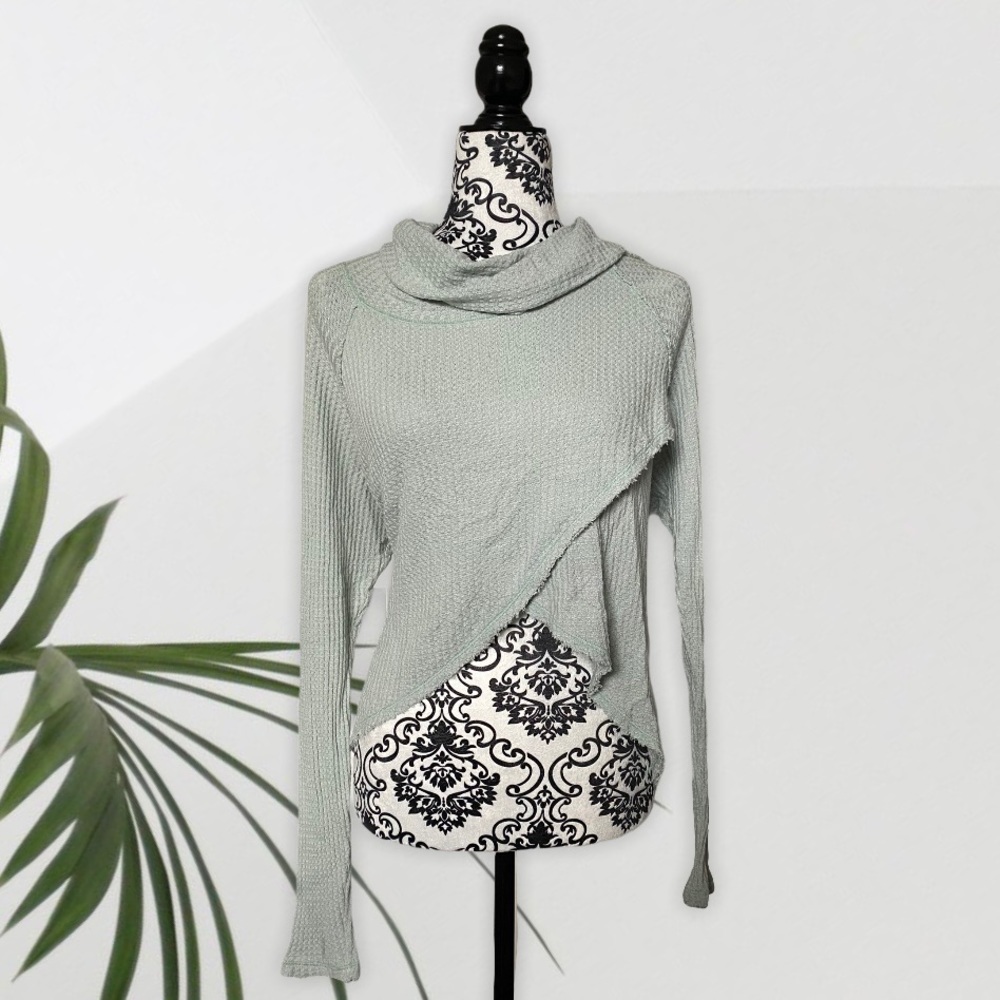 FREE PEOPLE | WE THE FREE WAFFLE KNIT THERMAL SWEATER